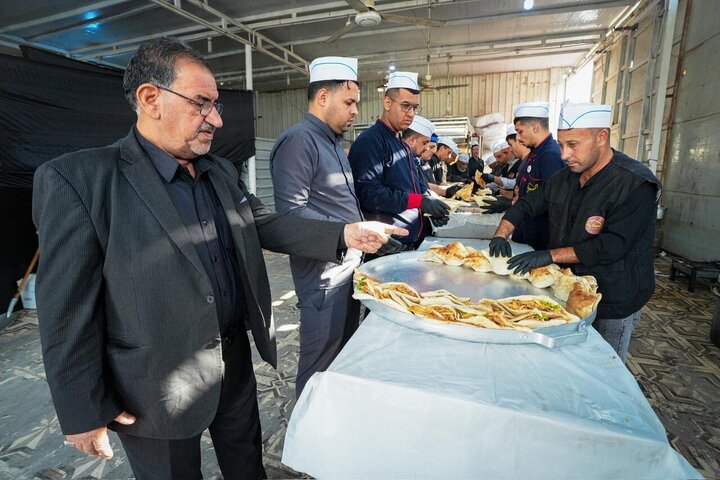 تقرير مصور/ العتبة العسكرية تخدم آلاف الزائرين في إحياء ذكرى السيّد القاسم بن الإمام الكاظم (ع)