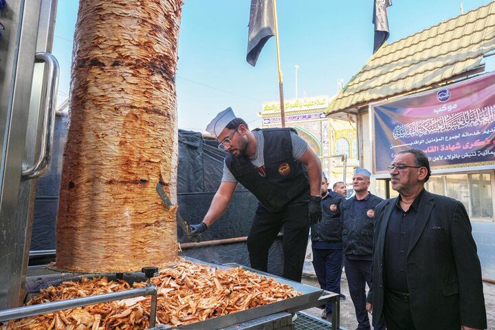 تقرير مصور/ العتبة العسكرية تخدم آلاف الزائرين في إحياء ذكرى السيّد القاسم بن الإمام الكاظم (ع)