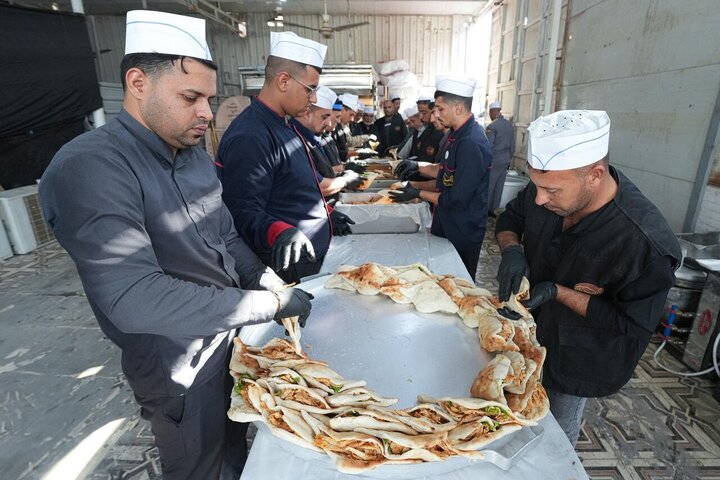 تقرير مصور/ العتبة العسكرية تخدم آلاف الزائرين في إحياء ذكرى السيّد القاسم بن الإمام الكاظم (ع)