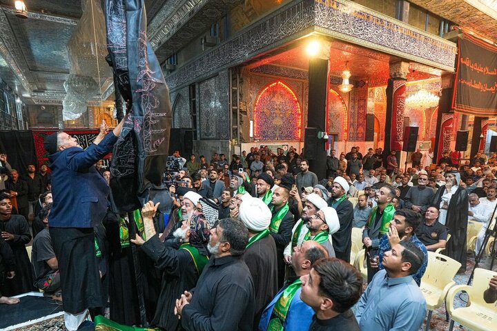 تقرير مصور/ العتبة العسكرية تخدم آلاف الزائرين في إحياء ذكرى السيّد القاسم بن الإمام الكاظم (ع)