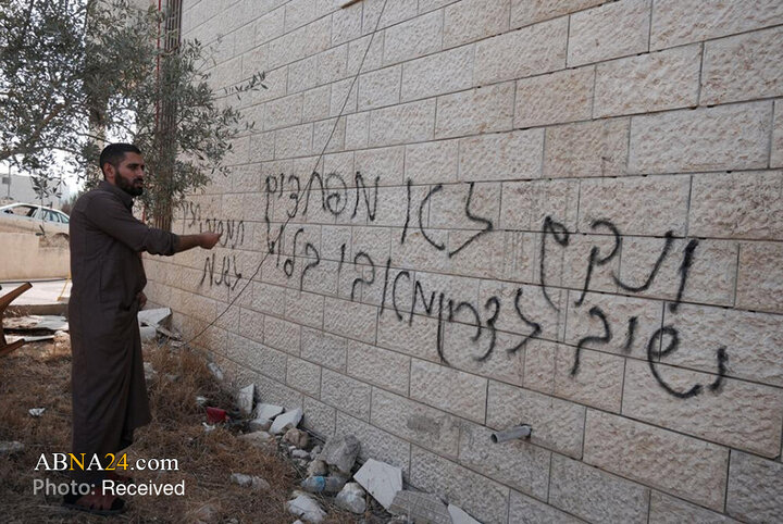 شهرک‌نشینان صهیونیست‌، مسجدی را در کرانه باختری به آتش کشیدند