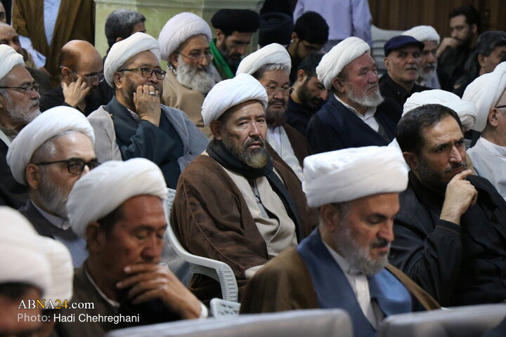 مراسم رونمایی از کتاب هفت جلدی «مفتاح الهدایه فی شرح تحریر الوسیله»