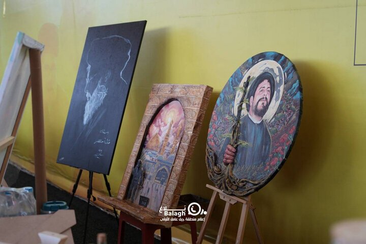 افتتاح معرض "محط رحال العاشقين" في مرقد الشهيد الهاشمي في دير قانون النهر