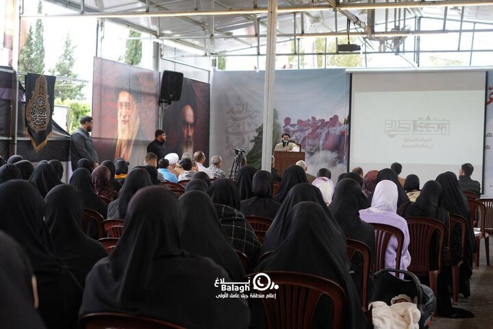 افتتاح معرض "محط رحال العاشقين" في مرقد الشهيد الهاشمي في دير قانون النهر