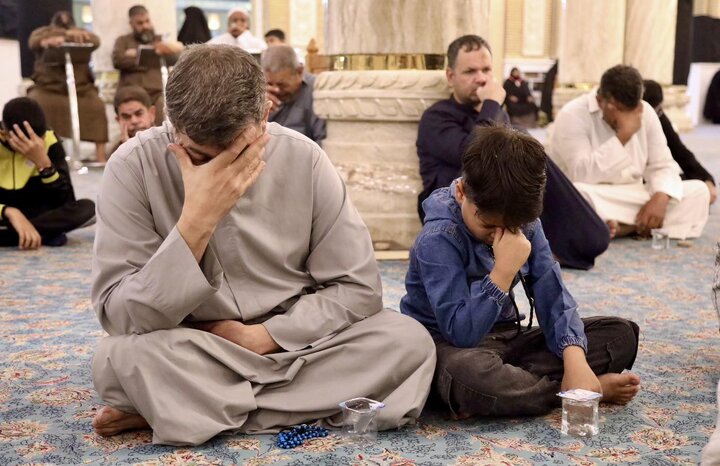 تصاویر | مراسم سوگواری شهادت حضرت فاطمه (س) در مسجد کوفه