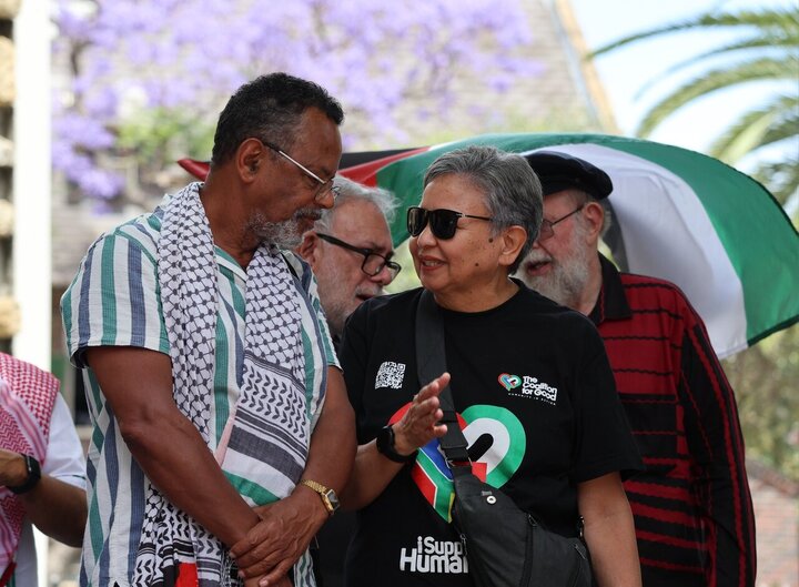 Informe fotográfico | 108ª vigilia interreligiosa consecutiva en la Catedral de San Jorge en Ciudad del Cabo desde el inicio del genocidio en Gaza