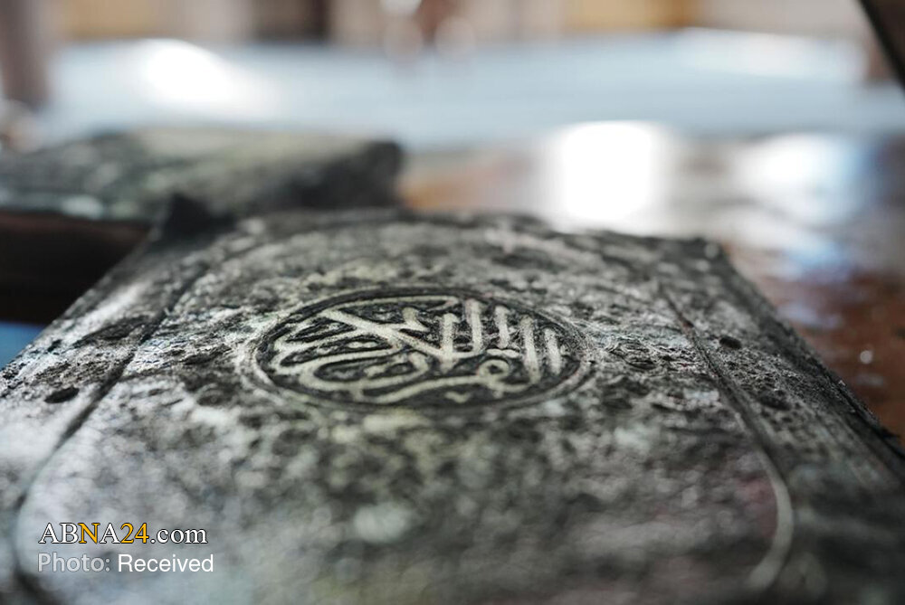 Photos: Zionist settlers set fire to mosque in West Bank