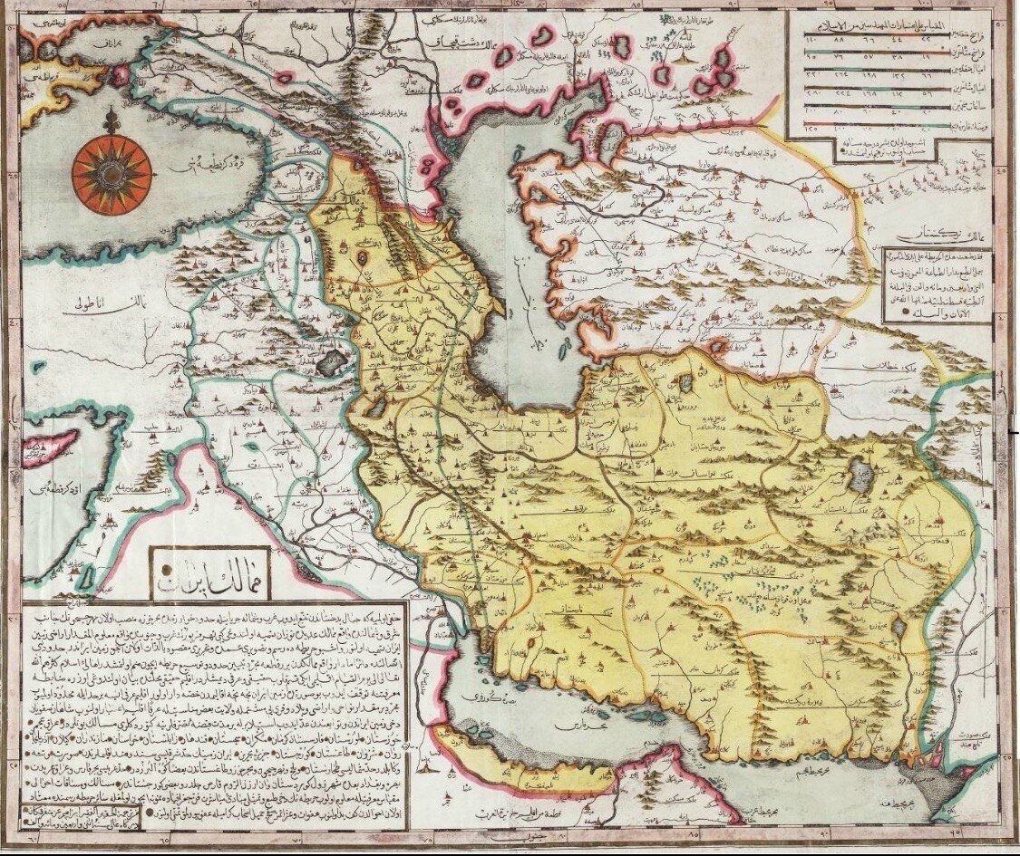 Иранын 286 ил әввәлки тарихи хәритәси \ Шәрһсиз