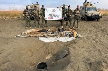 عملیات ضربتی الحشدالشعبی در الانبار و کرکوک/ انهدام ۴ مخفیگاه داعش