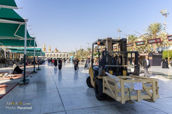 آب‌خوری‌های بین‌الحرمین در کربلای معلی تعویض شد + تصاویر