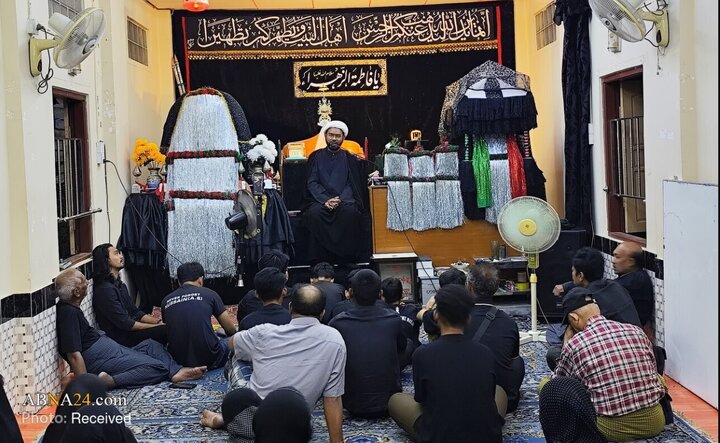 تصاویر | محفل عزای شیعیان پیای میانمار به مناسبت شهادت حضرت صدیقه طاهره (س)