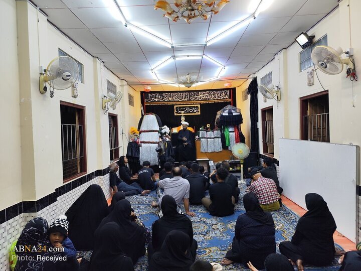 میانمار کے شہر پیاے میں حضرت فاطمہ زہراؑ کی یاد میں شیعیان کی پرسوز محفلِ عزا