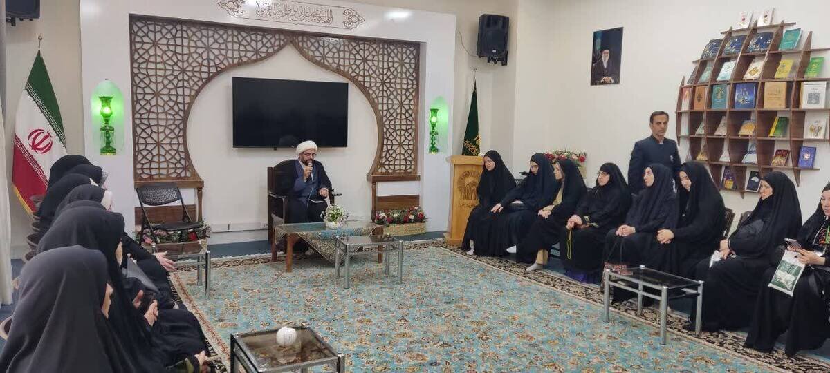 Russian women visit Imam Reza Holy Shrine