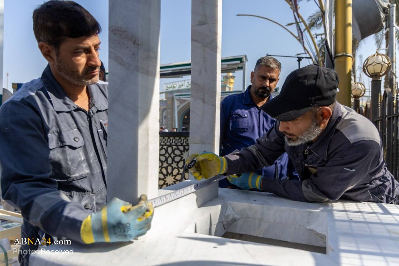 آبخوری‌های بین‌الحرمین در کربلای معلی تعویض شد + تصاویر