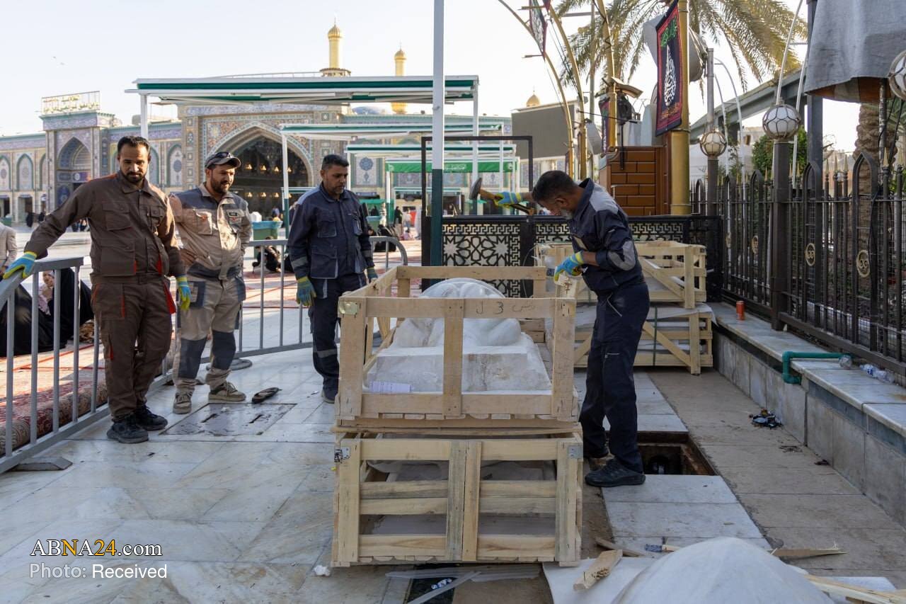 آبخوری‌های بین‌الحرمین در کربلای معلی تعویض شد + تصاویر