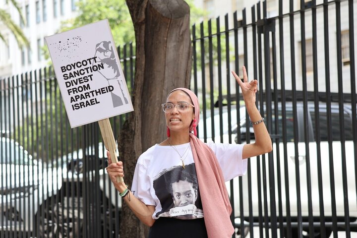 南非圣乔治教堂举行第108次跨宗教集会抗议加沙种族灭绝