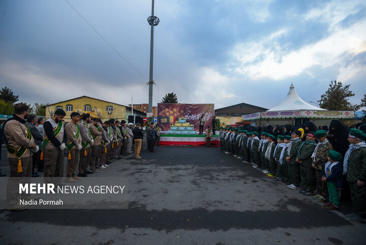 Photos: Funeral of 10 unidentified martyrs in Iran's Karaj