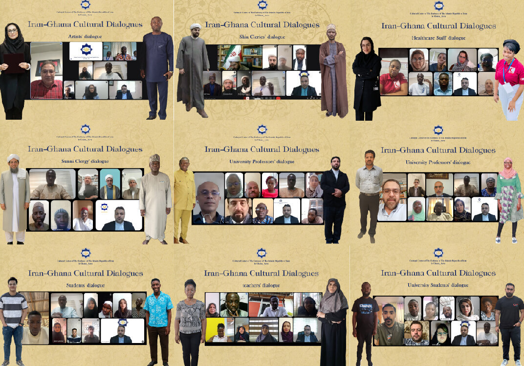 ইরান-ঘানা সাংস্কৃতিক সংলাপের প্রথম দফা ১০০ জন কর্মীর অংশগ্রহণে অনুষ্ঠিত হয়।