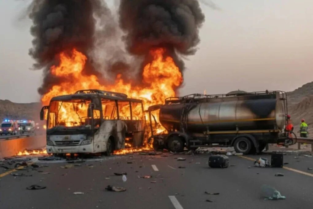 45 Indian Umrah pilgrims killed in bus fire near Medina