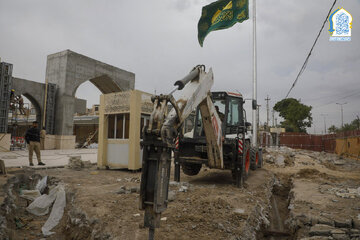 Photos: Steady Progress in Al-Kadhimiya Shrine Entrance Project