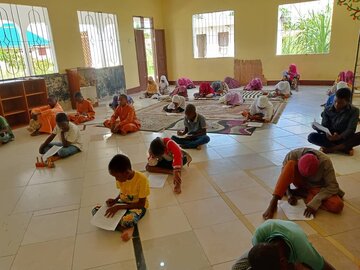 عقد الامتحان السنوي لجمعية حجة العصر في المدارس الشيعية في تنزانيا