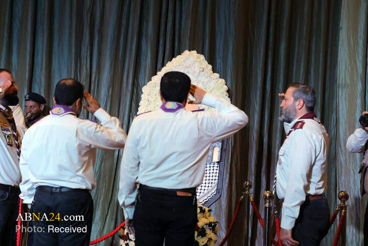 تجلیل حزب‌الله لبنان از شهید علی محمود مرعی در صور