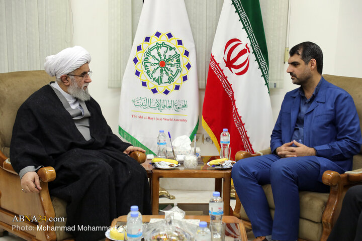 Photos: Representative of Qom's people in Islamic Consultative Assembly meets with Ayatollah Ramezani