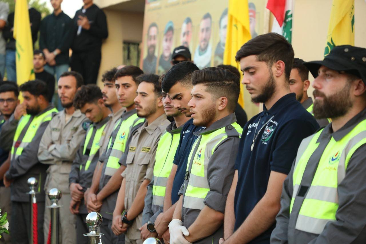 Merasim Cenazeyê rêveberê dibistana Mensûriye; sembola wefadariya gelê başûrê Lubnanê ji berxwedanê re + wêne