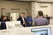 Informe fotográfico | Fotos: el representante de la gente de Qom en la Asamblea Consultiva Islámica visita la Agencia de Noticias Internacional AhlulB