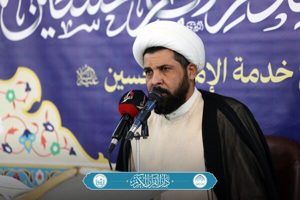 تقرير مصور/ محفل قرآنيً في رحاب الصحن الحسينيّ لخدّام الإمام الحسين (ع)