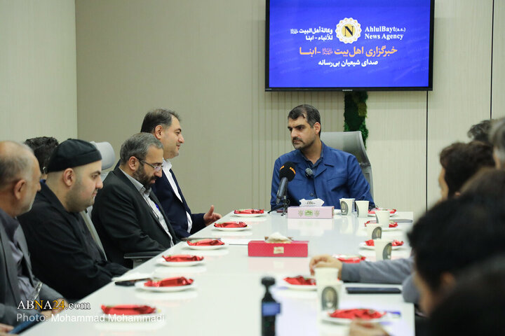 Informe fotográfico | Fotos: el representante de la gente de Qom en la Asamblea Consultiva Islámica visita la Agencia de Noticias Internacional AhlulBayt (ABNA)