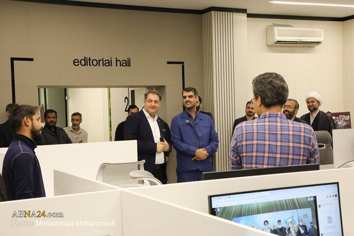 Informe fotográfico | Fotos: el representante de la gente de Qom en la Asamblea Consultiva Islámica visita la Agencia de Noticias Internacional AhlulBayt (ABNA)