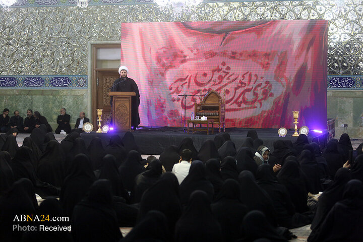 Informe fotográfico | Duelo de mujeres por la Excelencia Fátima Masuma (la paz sea con ella) en el santuario de la Dama de la Misericordia