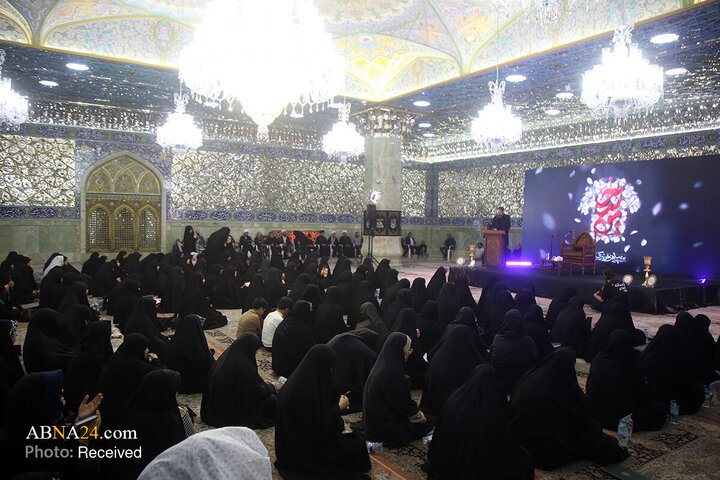 Informe fotográfico | Duelo de mujeres por la Excelencia Fátima Masuma (la paz sea con ella) en el santuario de la Dama de la Misericordia