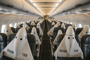 အီရန် နှင့် ဗင်နီဇွဲလား လေယာဉ်ပေါ်က ခရီးသည်များ ၏ ဓာတ်ပုံပေါက်ကြား ။ ။ Photos