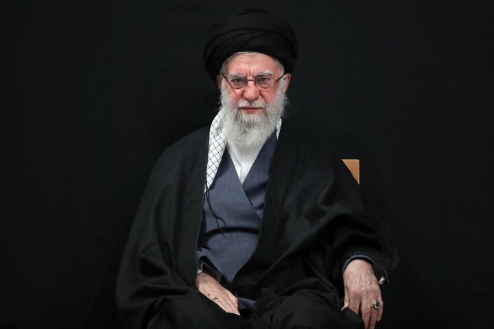 Imam Khamenei attends first night of mourning ceremony for Hazrat Zahra