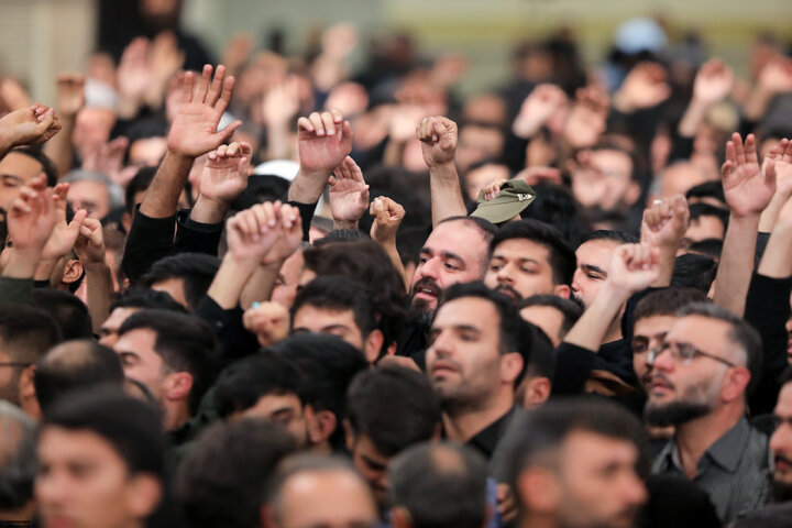 Imam Khamenei attends first night of mourning ceremony for Hazrat Zahra
