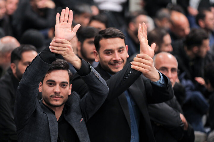 Imam Khamenei attends first night of mourning ceremony for Hazrat Zahra