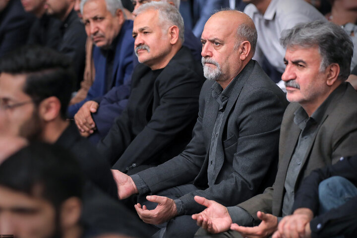 Imam Khamenei attends first night of mourning ceremony for Hazrat Zahra