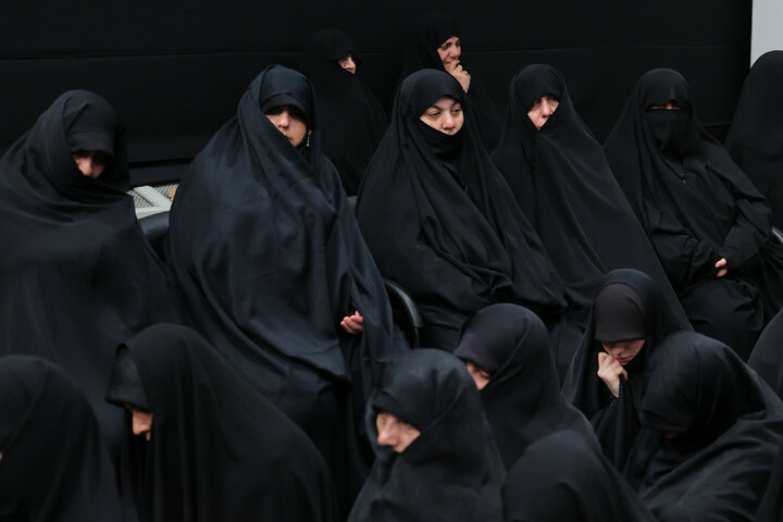 Imam Khamenei attends first night of mourning ceremony for Hazrat Zahra