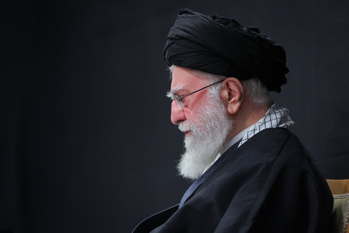 Imam Khamenei attends first night of mourning ceremony for Hazrat Zahra