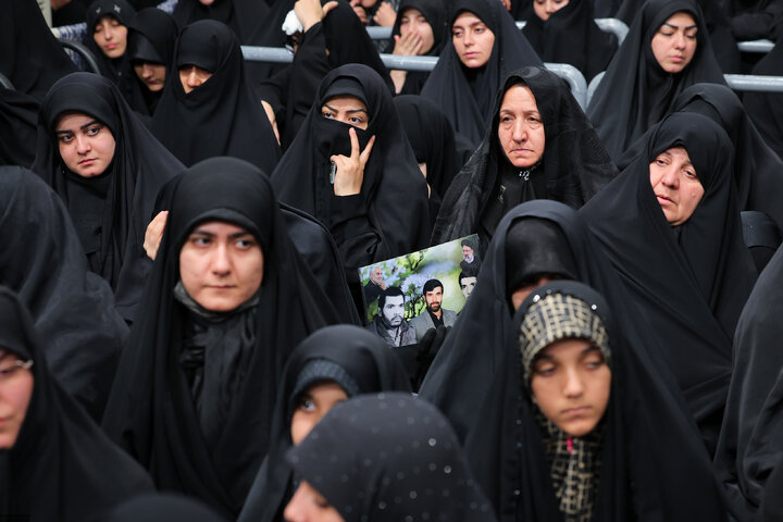 Imam Khamenei attends first night of mourning ceremony for Hazrat Zahra