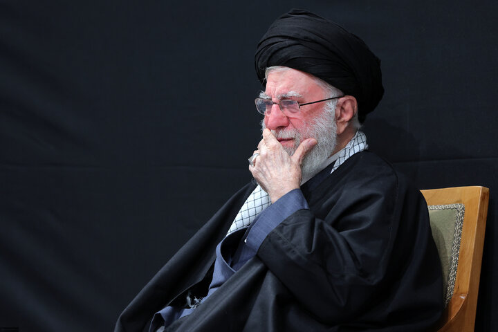 Imam Khamenei attends first night of mourning ceremony for Hazrat Zahra
