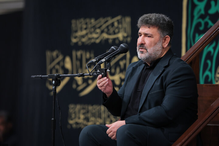 Imam Khamenei attends first night of mourning ceremony for Hazrat Zahra