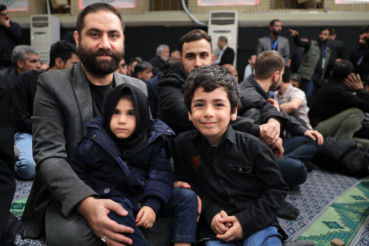 Imam Khamenei attends first night of mourning ceremony for Hazrat Zahra