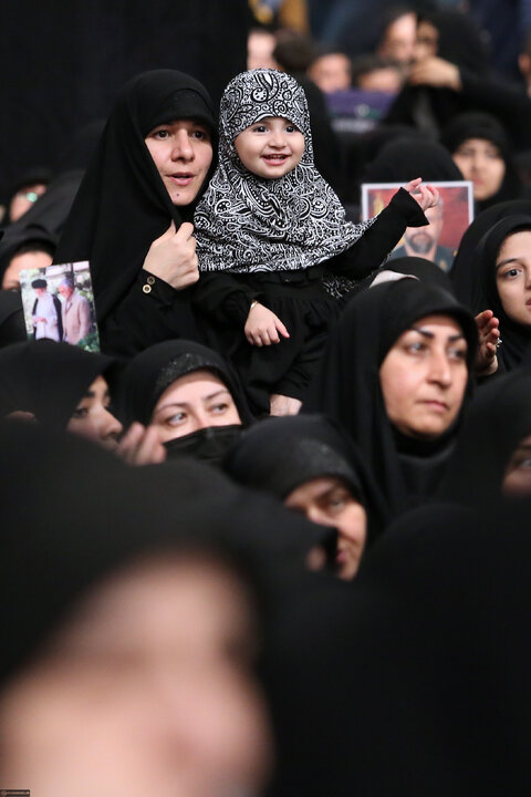 Imam Khamenei attends first night of mourning ceremony for Hazrat Zahra