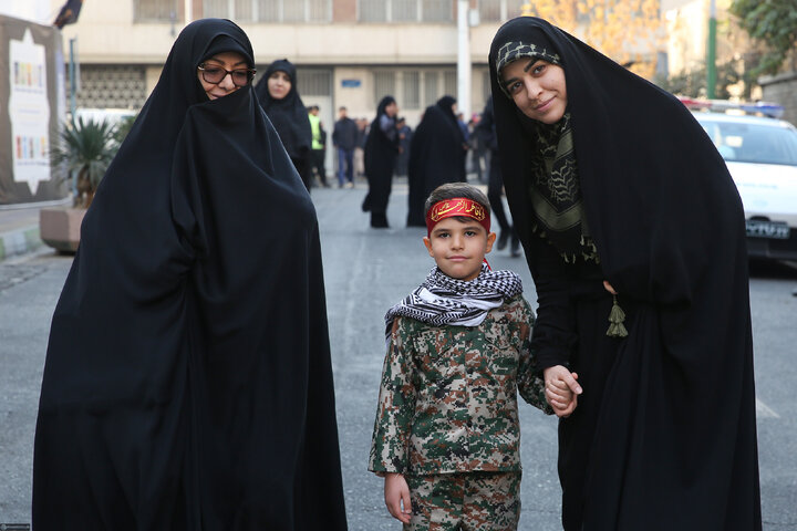 Imam Khamenei attends first night of mourning ceremony for Hazrat Zahra