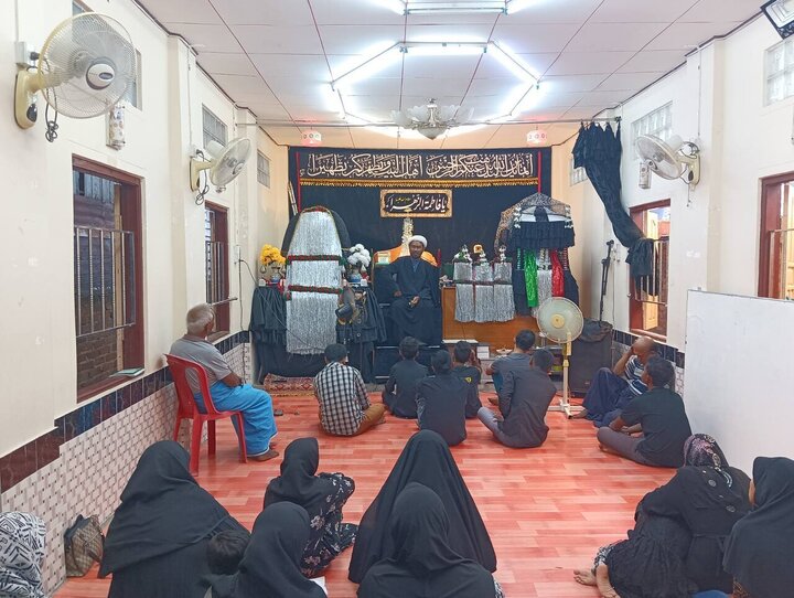 تقرير مصور/ مجالس عزاء لاستشهاد السيدة فاطمة الزهراء (عليها السلام) في ميانمار