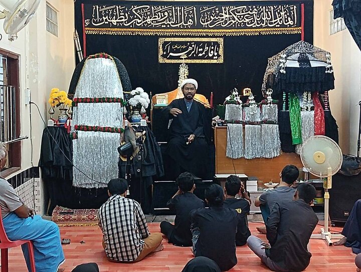 تقرير مصور/ مجالس عزاء لاستشهاد السيدة فاطمة الزهراء (عليها السلام) في ميانمار