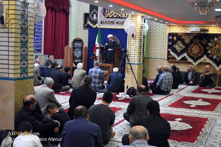 مراسم عزاداری فاطمیه دوم با سخنرانی آیت‌الله رمضانی در رشت